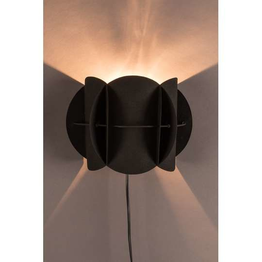 Dutchbone :: Metal wall lamp Corridor black