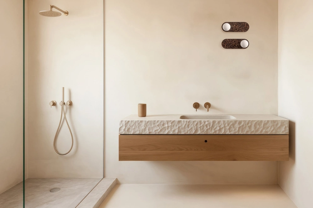 Kaspa :: Lampa ścienna / kinkiet Apolin wys. 65 cm biały