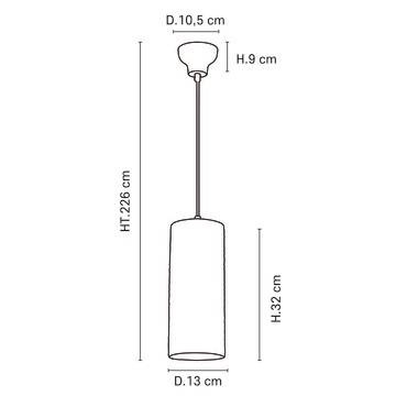 Market Set :: Hängelampe aus Metall Cosiness Durchmesser 13 cm weiß