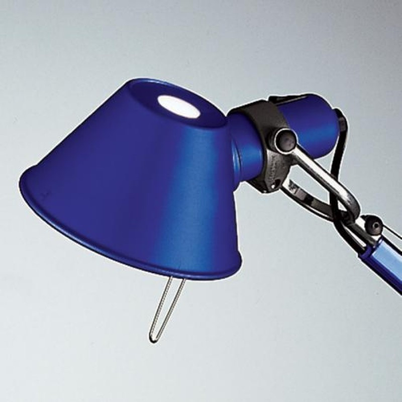 Artemide :: Wandlampe aus Aluminium Tolomeo Micro Breite 49 cm blau