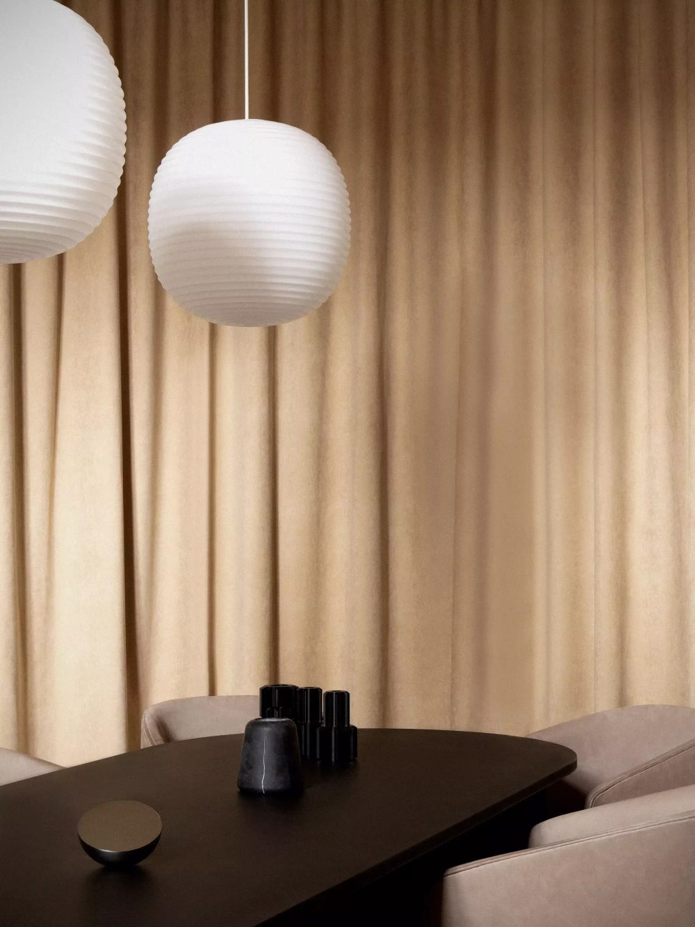 New Works :: Hanging lamp Lantern white dia. 30 cm