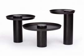 NORDIFRA :: Coffee table Tyk 430 oak black H: 57 cm