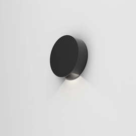 AQForm :: Ledpoint black wall lamp / outdoor sconce, diameter 11 cm