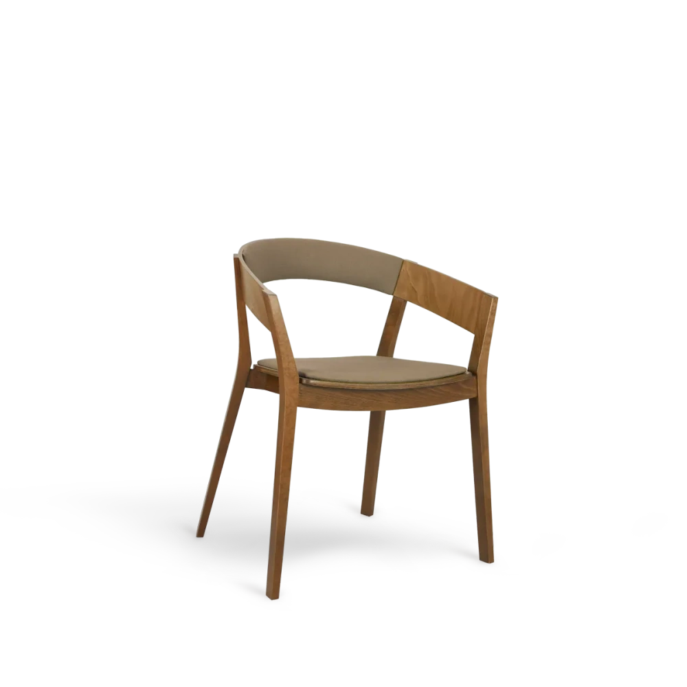 Paged :: Archer B-4801 chair, width 61 cm, oak, with armrests