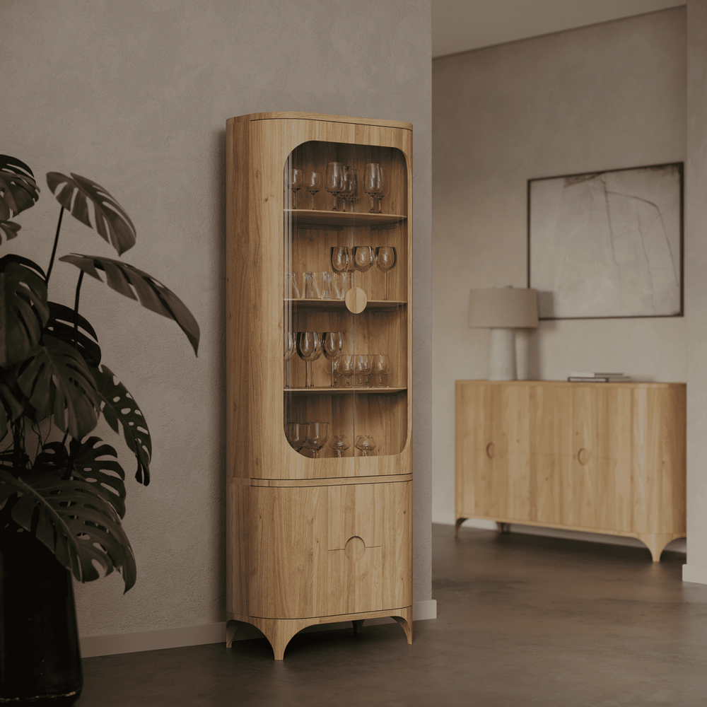 TABLE4U ::  Drewniany regał Elena 64x40x178  - natural oak