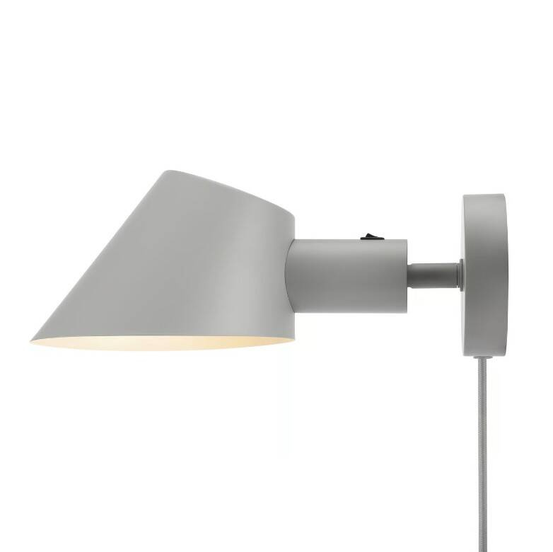 Design for the people :: Stay wall lamp, height 11.7 cm, gray