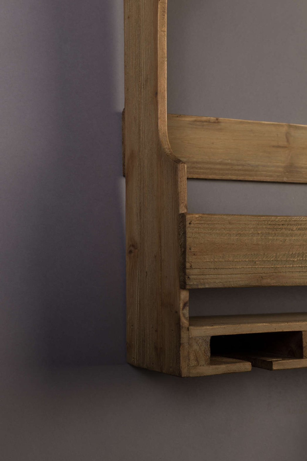 Dutchbone :: Wandregal/Schrank im Industriestil Tres, braun, Breite 80 cm