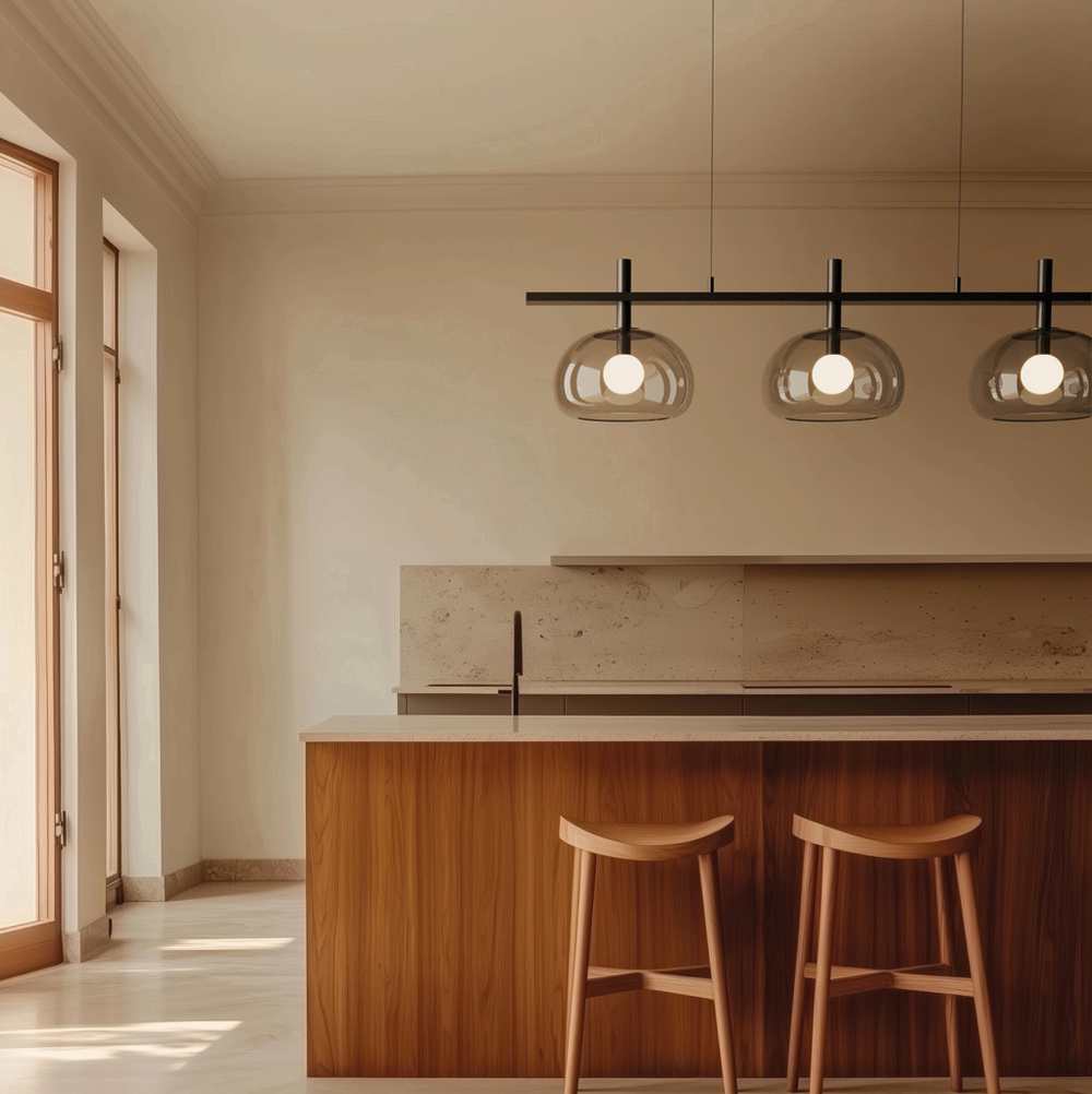 Aromas :: Lampa wisząca Cloud szer.110 cm złoty metal