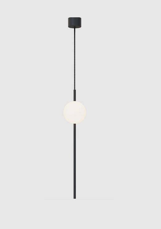 Robin :: Lampa wisząca Roxanne Mono wys. 49 cm czarna