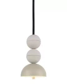 LOFTLIGHT :: Lampa wisząca Bosfor Concrete Aluminium szara śr. 15 cm