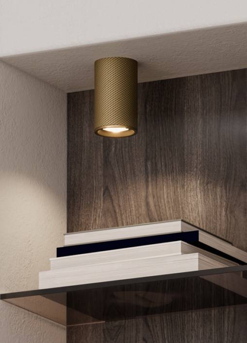 Aromas :: Ceiling lamp / spotlight Noon black height 9,5 cm