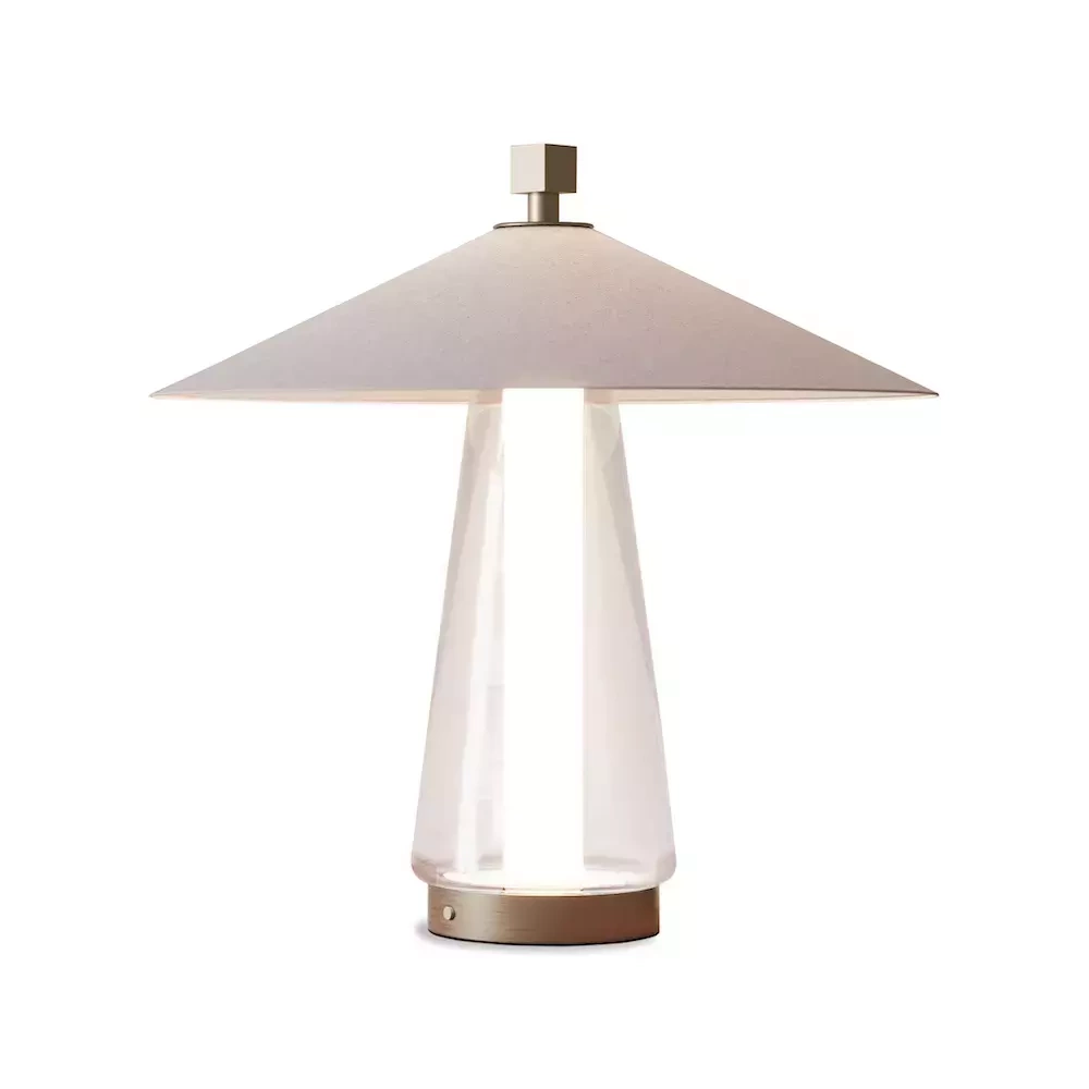 Contardi :: Lampa stołowa Asia Ta wys. 57,1 cm rozm. M transparentno-biała