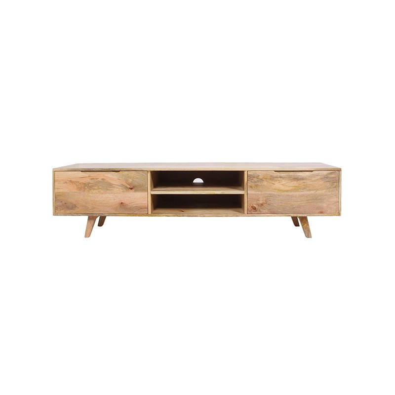 TABLE4U :: Drewniana szafka RTV Ragnar 180x40x45 - kolor naturalny