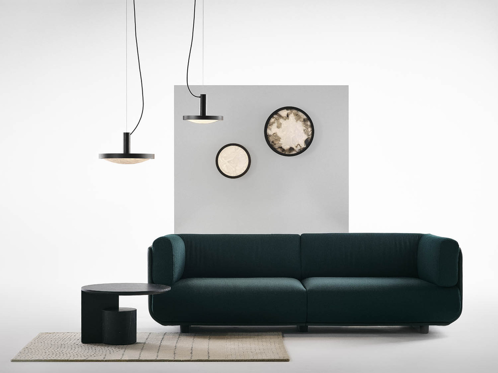 Brokis :: Convex Hanging Lamp, diameter 30 cm, transparent