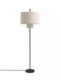 New Works :: Stehlampe aus Metall Margin Höhe 143 cm beige