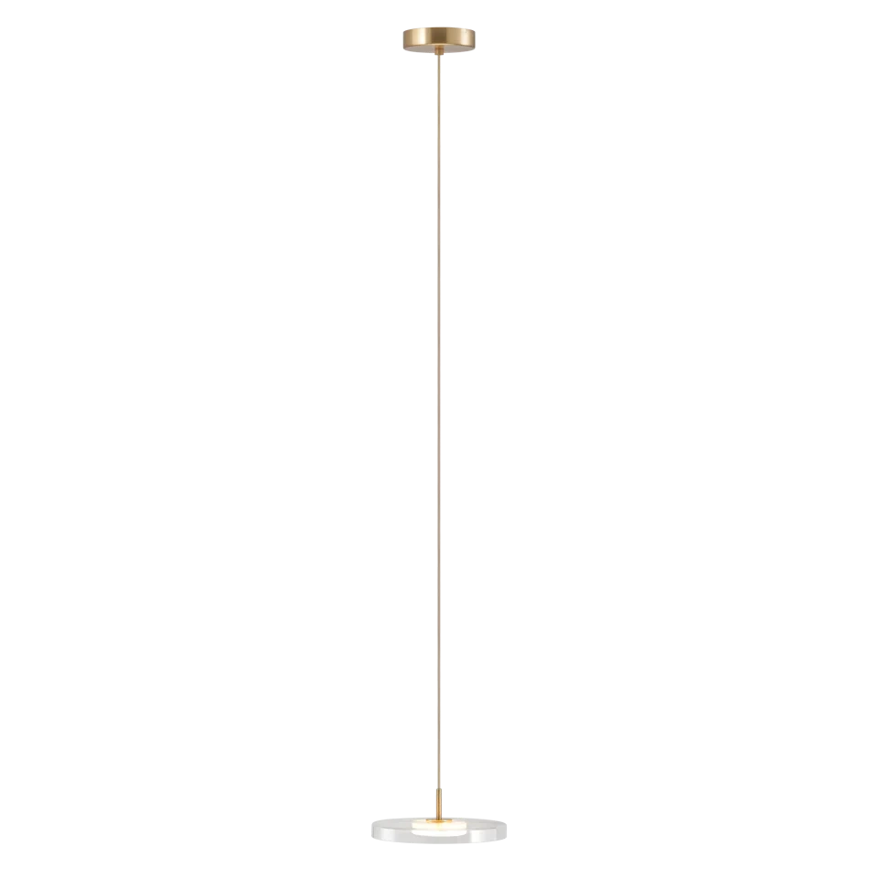 Umage :: Lampa wisząca Asteria Mini Glass transparentno-mosiężna śr. 28 cm