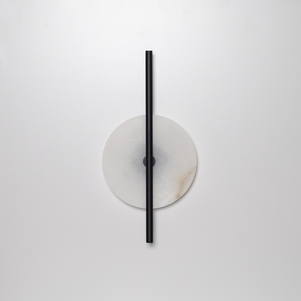 Aromas :: Point Wandleuchte / Wandleuchte, Höhe 60 cm, Alabaster / Gold