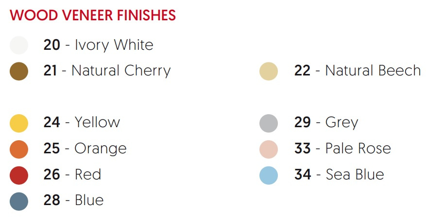 LZF :: Swirl Pendelleuchte, Durchmesser 54 cm, Farbe Kirsche natur / vernickelte Deckenrosette