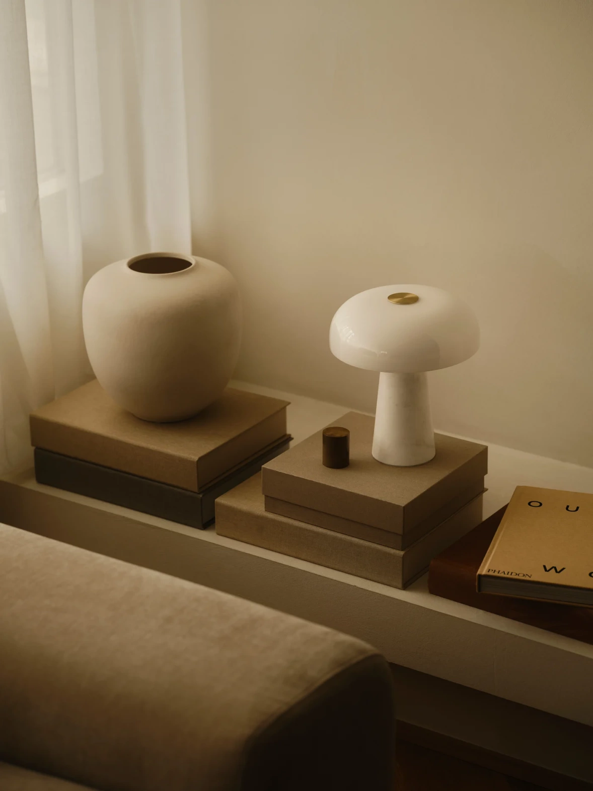 Design For The People :: Glossy Mini Table Lamp, White