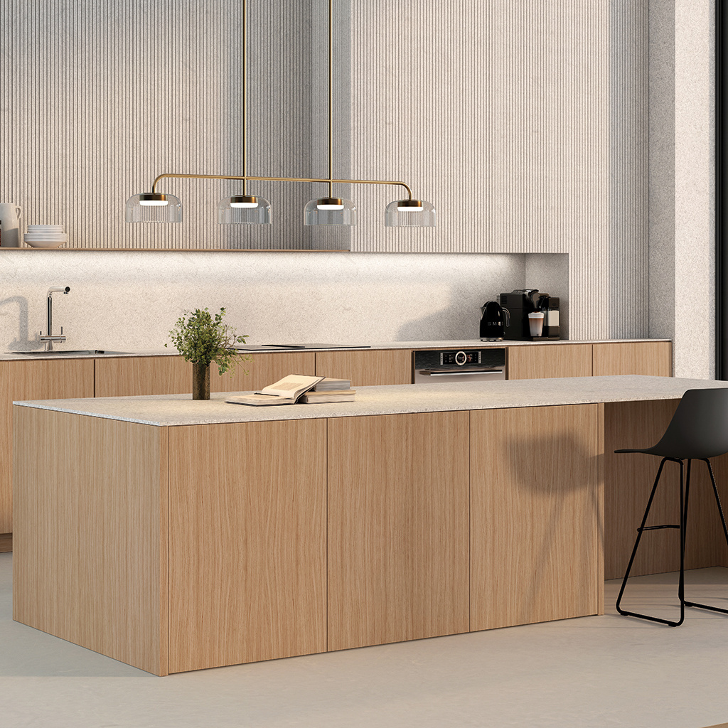 Aromas :: Ipon 4 hanging lamp, black, width 130 cm