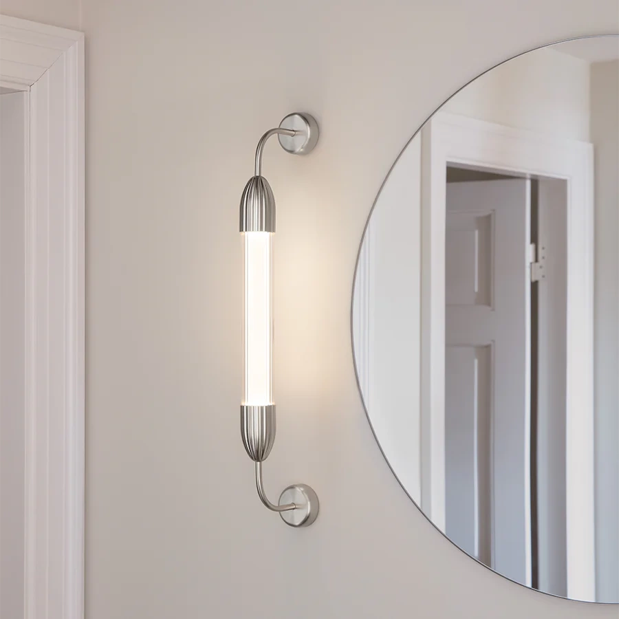 Umage :: Lemon Squeeze Short Wandleuchte / Wandleuchte, Höhe 77 cm, polierter Stahl