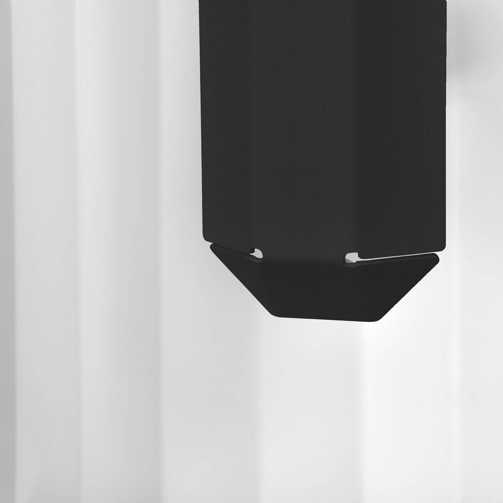 Kaspa :: Apolin Wandleuchte / Wandleuchte, Höhe 65 cm, schwarz