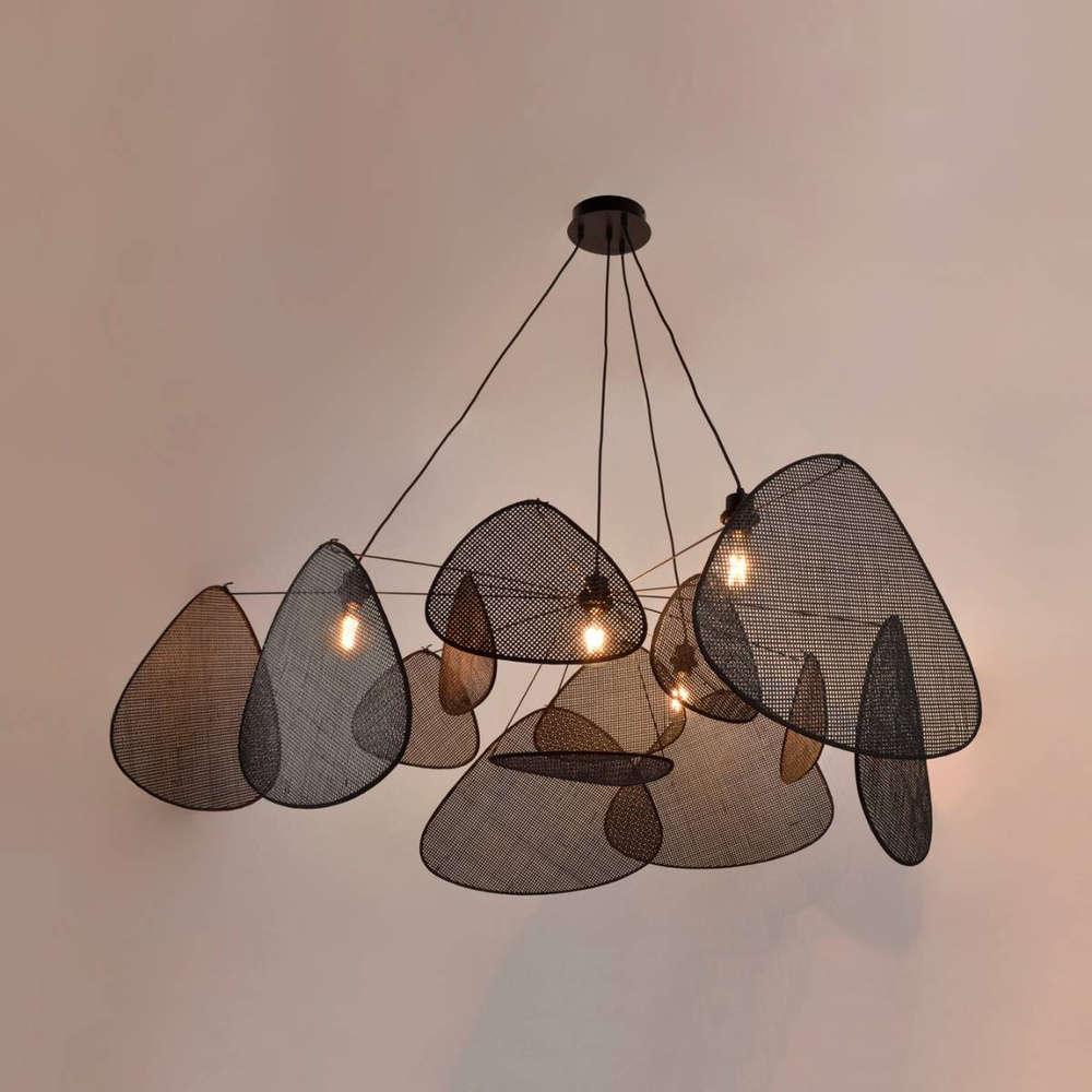 Market Set :: Lampa wisząca Screen czarna rozm. XXL szer. 150 cm