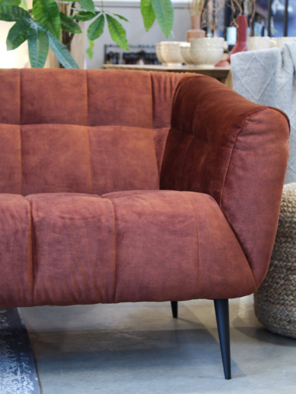 Nordic Line:: Sofa 3-seater Lilly red 233x75x91 cm