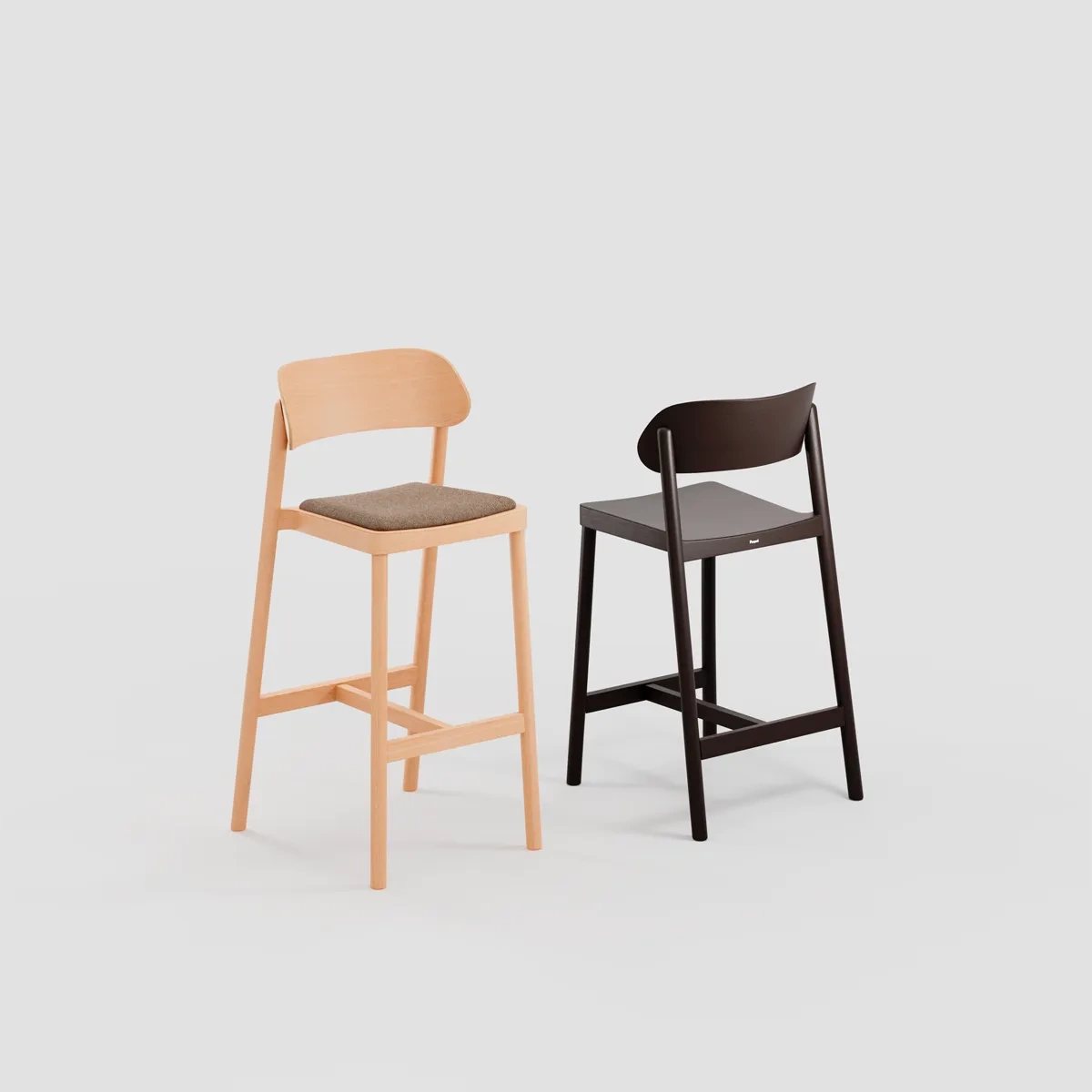 Paged :: Nimm bar stool, width 50 cm