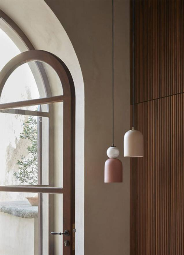 Aromas :: Hanging lamp Bell grey dia. 14 cm