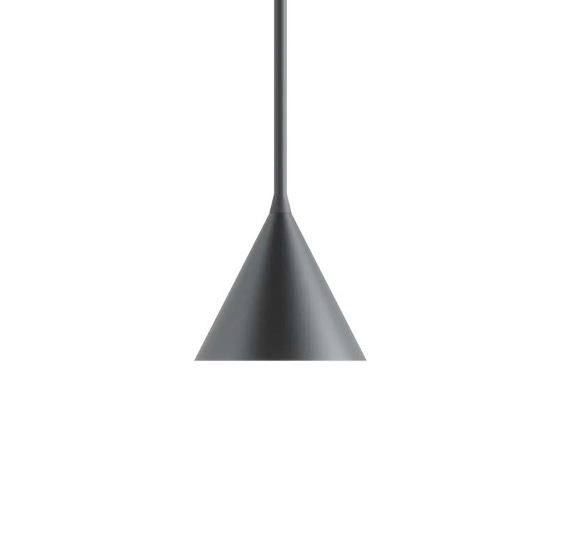 Robin :: Rubi Mono hanging lamp, diameter 20 cm, black and gold