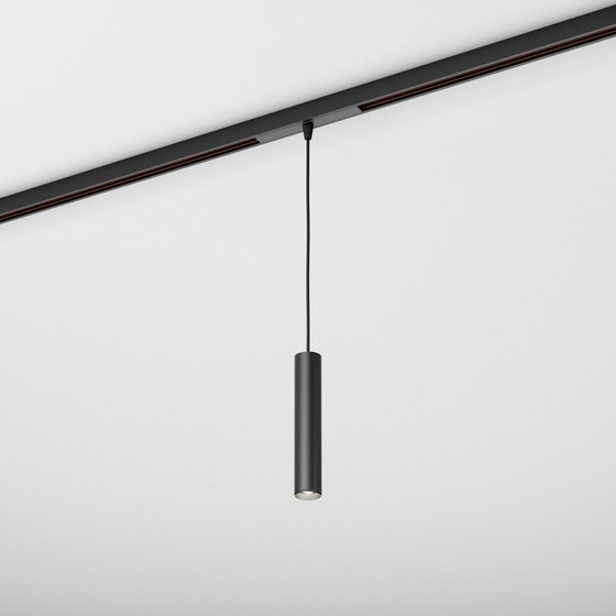 AQForm :: PET mini 20 LED M930 20° DALI multitrack pendant lamp black diameter 3.8 cm