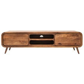 TABLE4U ::  Drewniana szafka RTV Zośka 150x40x50  - kolor bursztyn