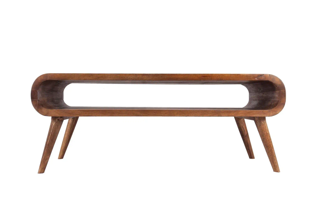 TABLE4U :: Couchtisch aus Holz Gubbe 80x60x40 bernstein