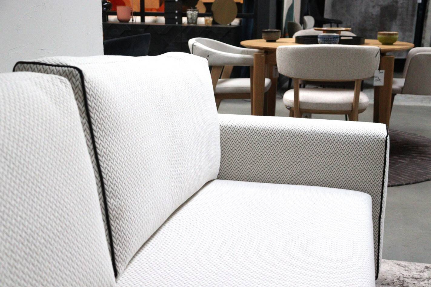 Time sofa bed, 3.5-seater, width 243 cm, color white-gray / to choose from