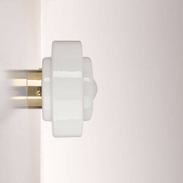 Embassy Interiors :: Mémoire Glas-Messing-Wand-/Deckenleuchte, Durchmesser 30 cm