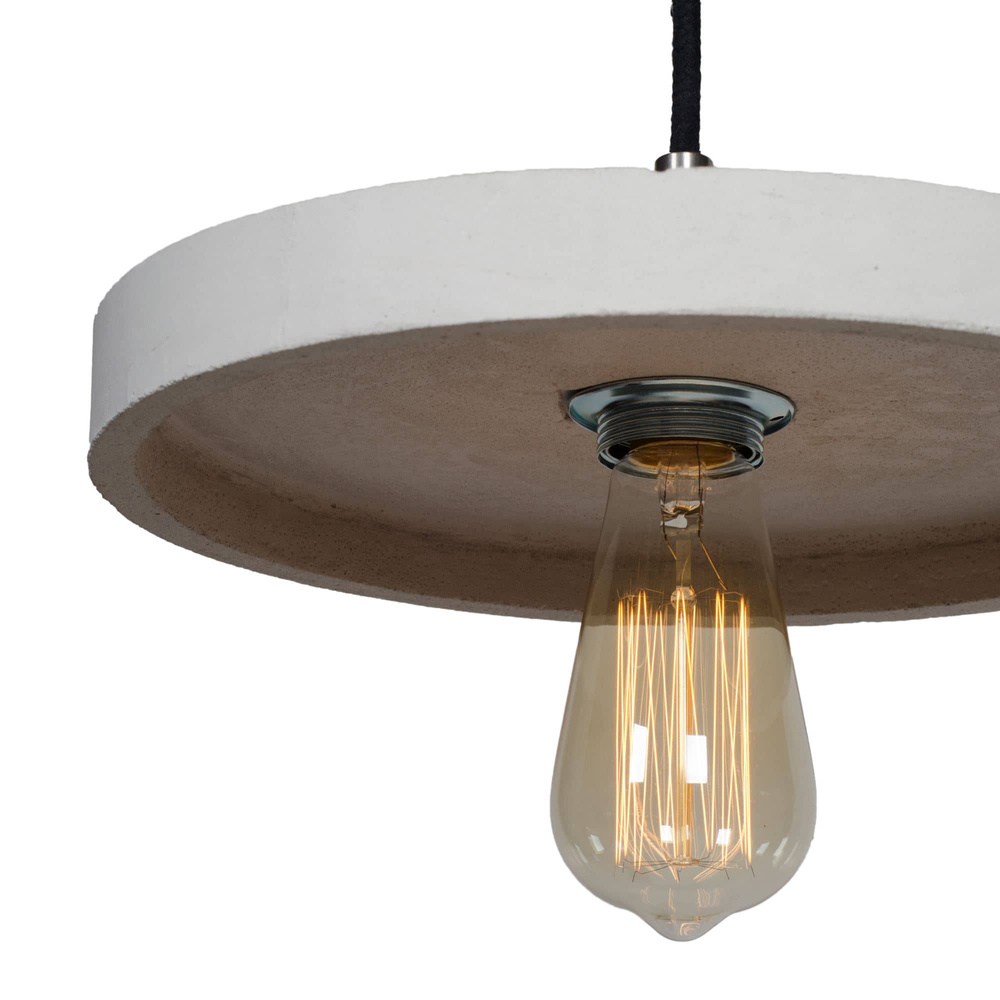 LOFTLIGHT :: Lampa wisząca Primitivo szara śr. 30 cm