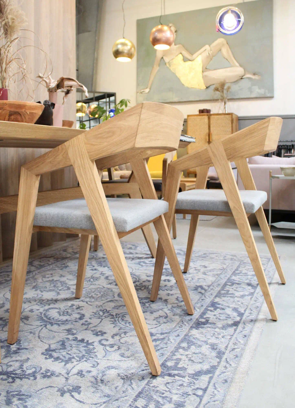 Szyszka Design :: Wooden chair Piko lightblue