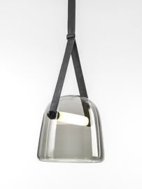 Brokis :: Hängelampe aus Glas Mona Xl grau
