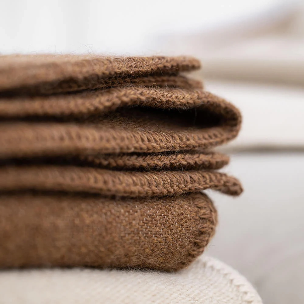 Moyha :: Pled z wełny orzechowy 180x240 cm