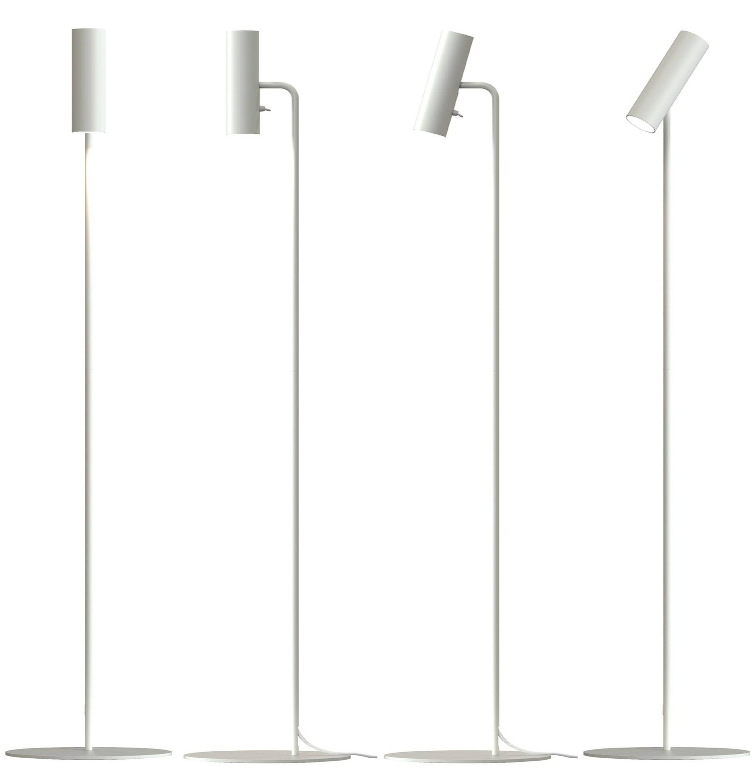 Design For the People :: MIB floor lamp white, height 141 cm