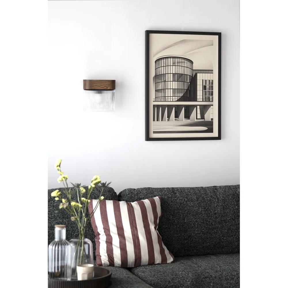 Ummo :: Flumina W A wall lamp, height 19 cm, black