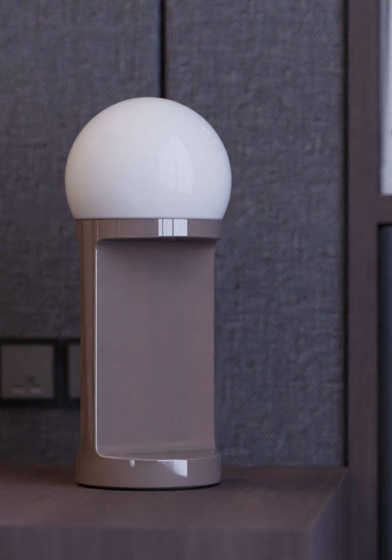 Ferroluce :: Habea Tischleuchte, Höhe 37 cm, gelb