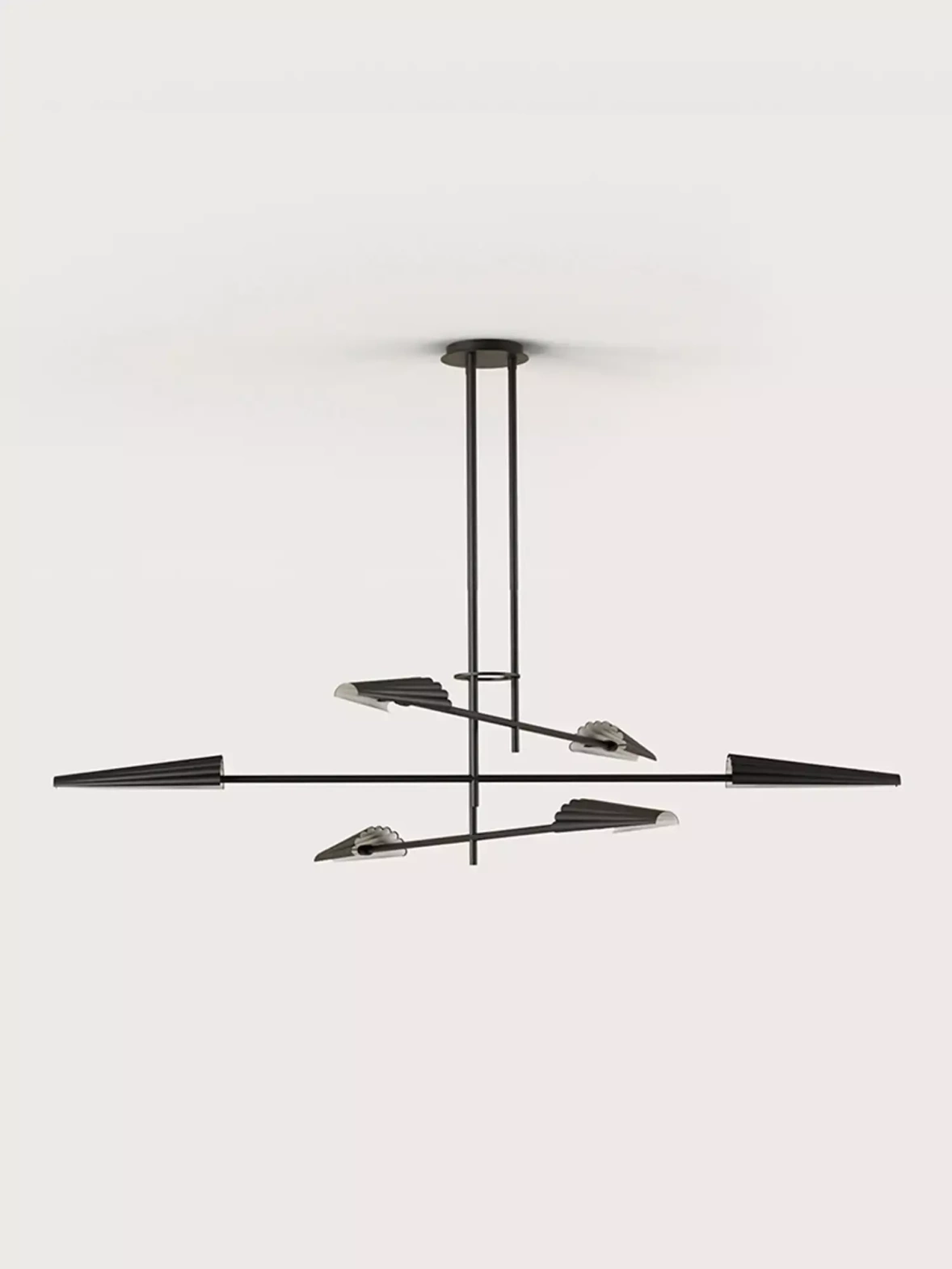 Aromas :: Bion Hängeleuchte 6, Breite 89 cm, schwarz