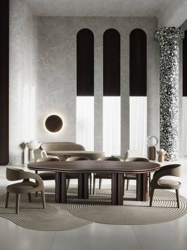 Bruni Design :: Klodd Smoked Oak Table