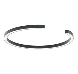 Robin :: Roberta DALI ceiling lamp, black, diameter 80 cm