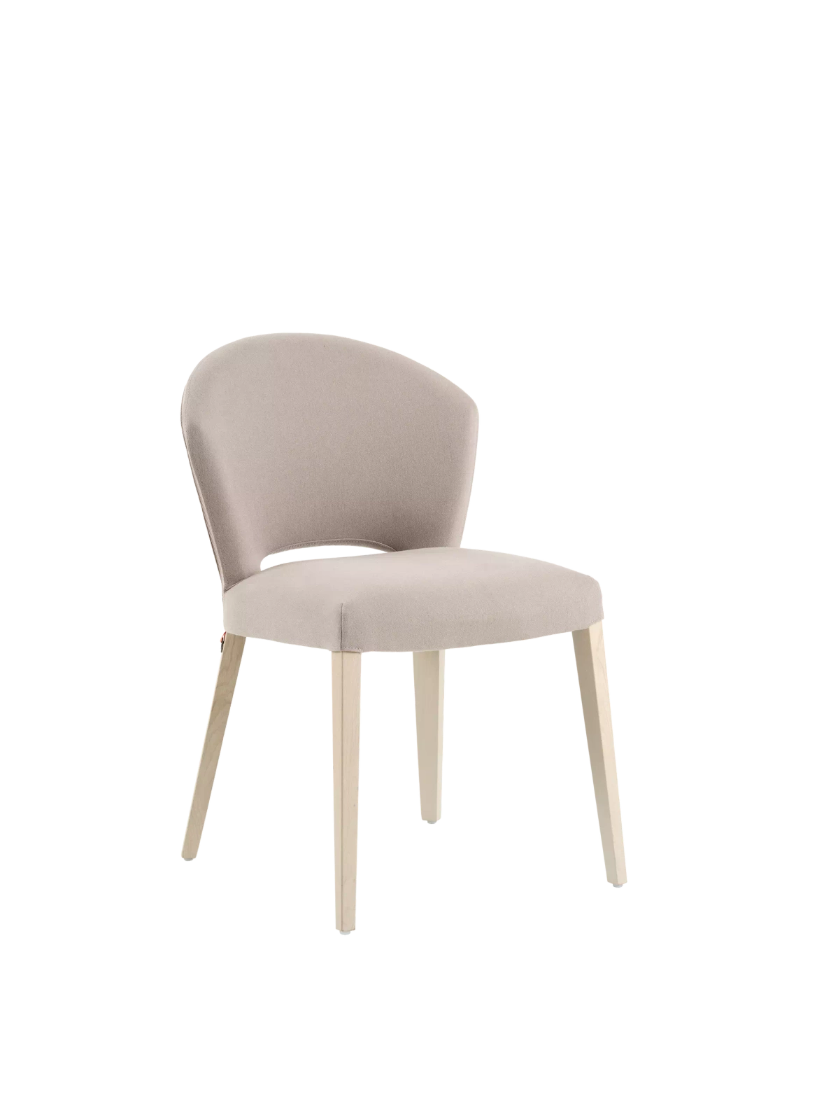 Mobitec :: Cuori upholstered chair, width 52 cm, beige