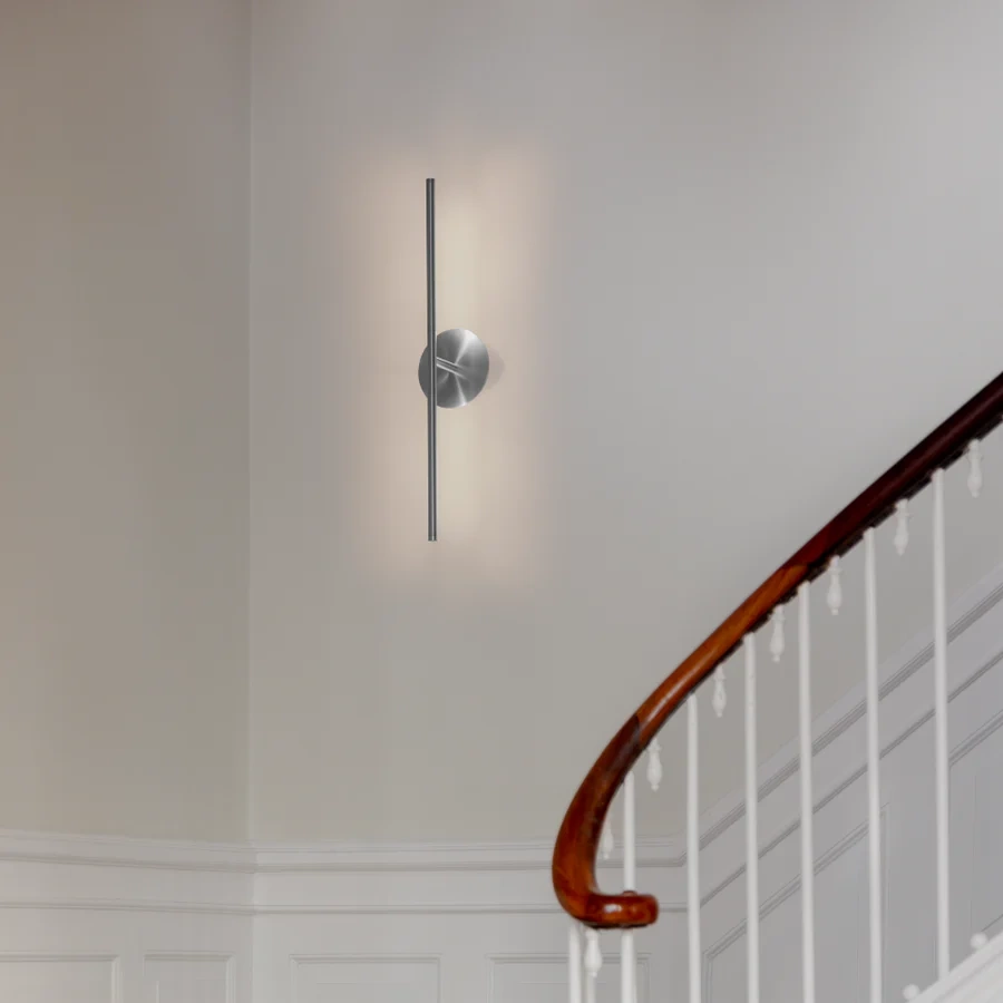 Umage :: Omni wall lamp / sconce, width 74 cm, brushed steel, silver