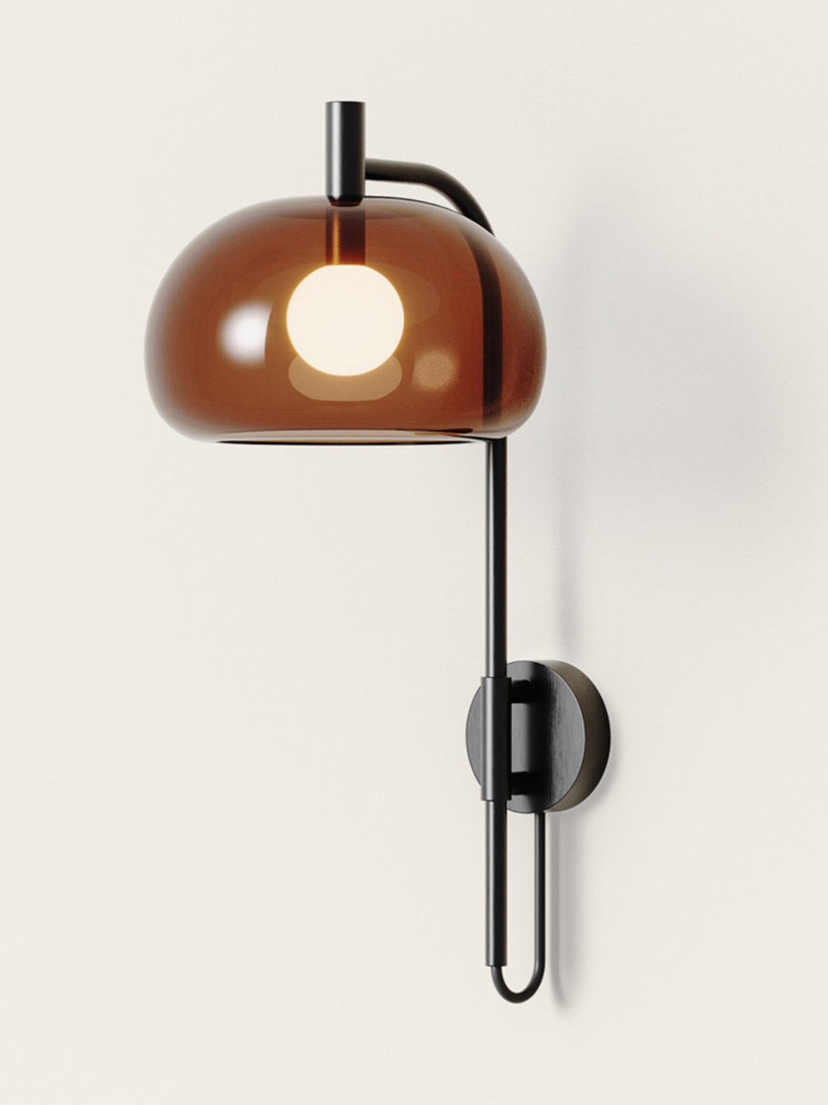 Aromas :: Lampa ścienna / kinkiet Cloud czarny metal