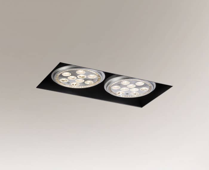 Shilo :: YATOMI recessed luminaire black width 25 cm